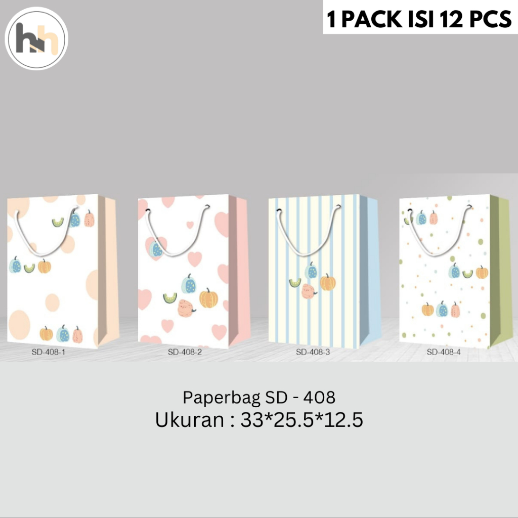 

[PER PACK ISI 12 PCS]PAPERBAGI MOTIF TAS ULANG TAHUN GOODIE BAG HADIAH ULANG TAHUN