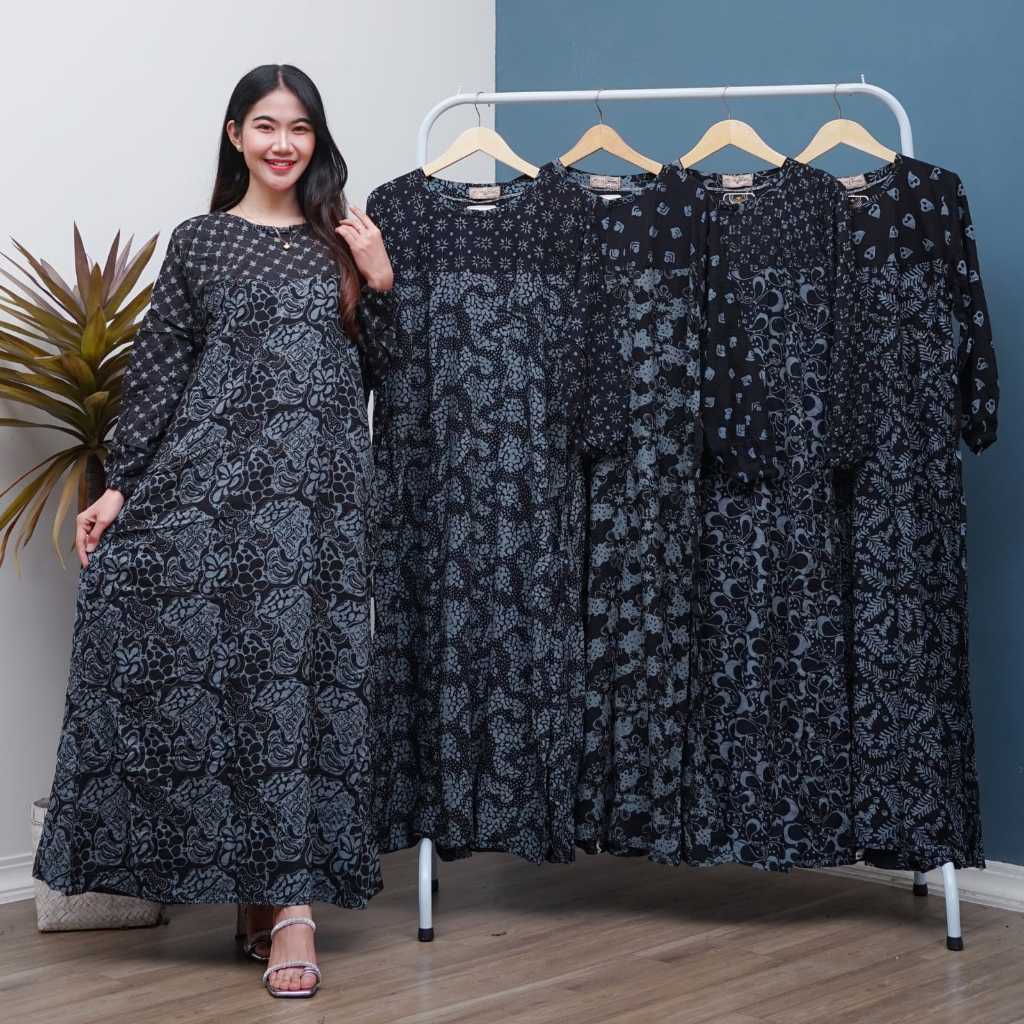 Longdres Zahra Batik Cap Premium Original BY ISTANA DASTER PEKALONGAN