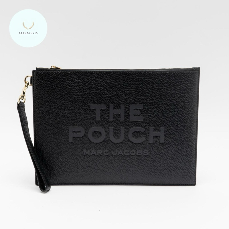Marc Jacobs The Leather Large Pouch Black