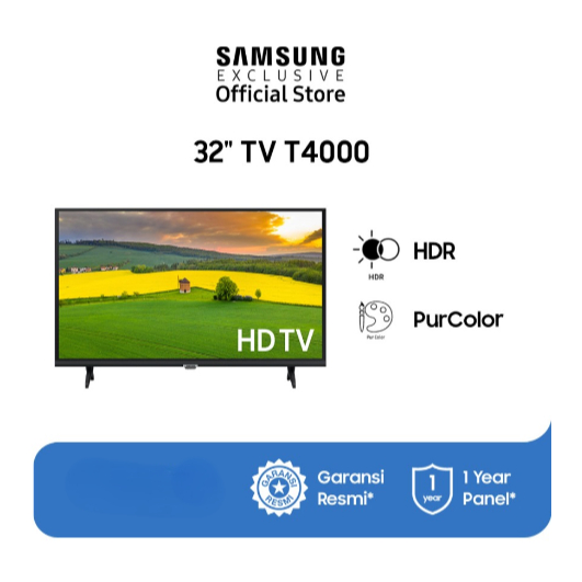 Samsung LED Smart TV 32 Inch HDR HDMI USB UA32T4500AK UA32T4503 32T4503