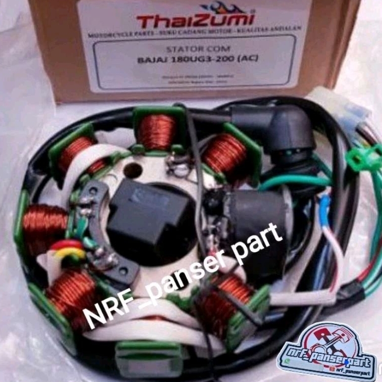 SPUL BAJAJ 180 UG3/200 DTS-1 KABEL 6-1/SPOOL MAGNET STATER +FULSER BAJAJ PULSAR 180 UG3/200/DTSI