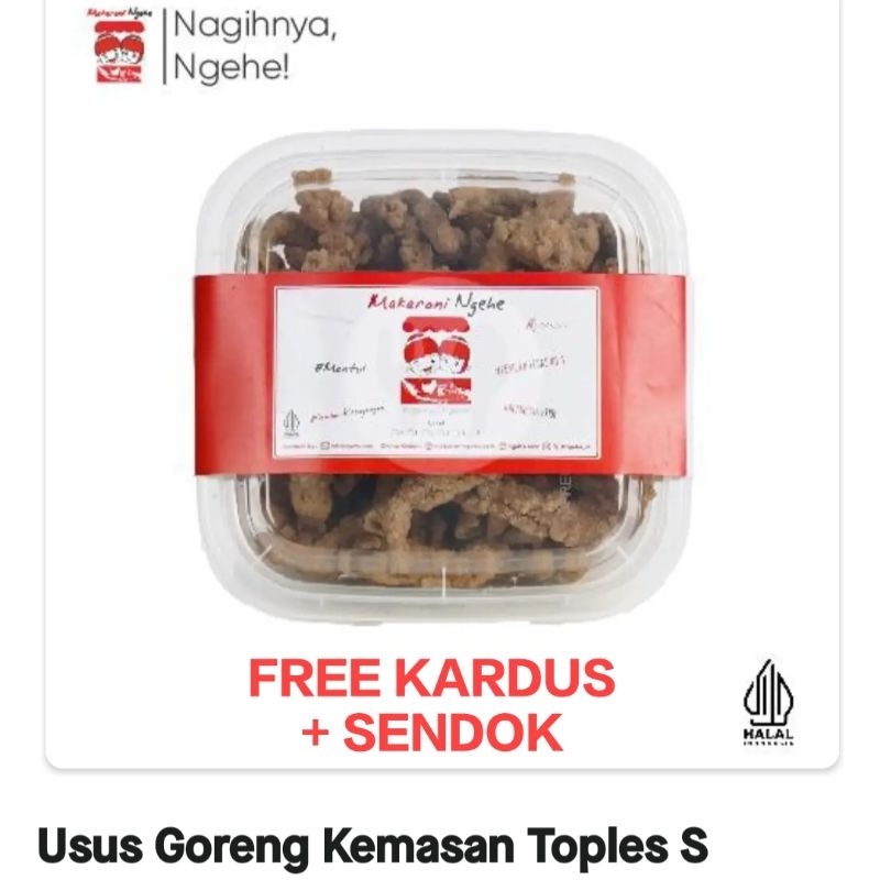 

Makaroni Ngehe Usus Goreng TOPLES SMALL