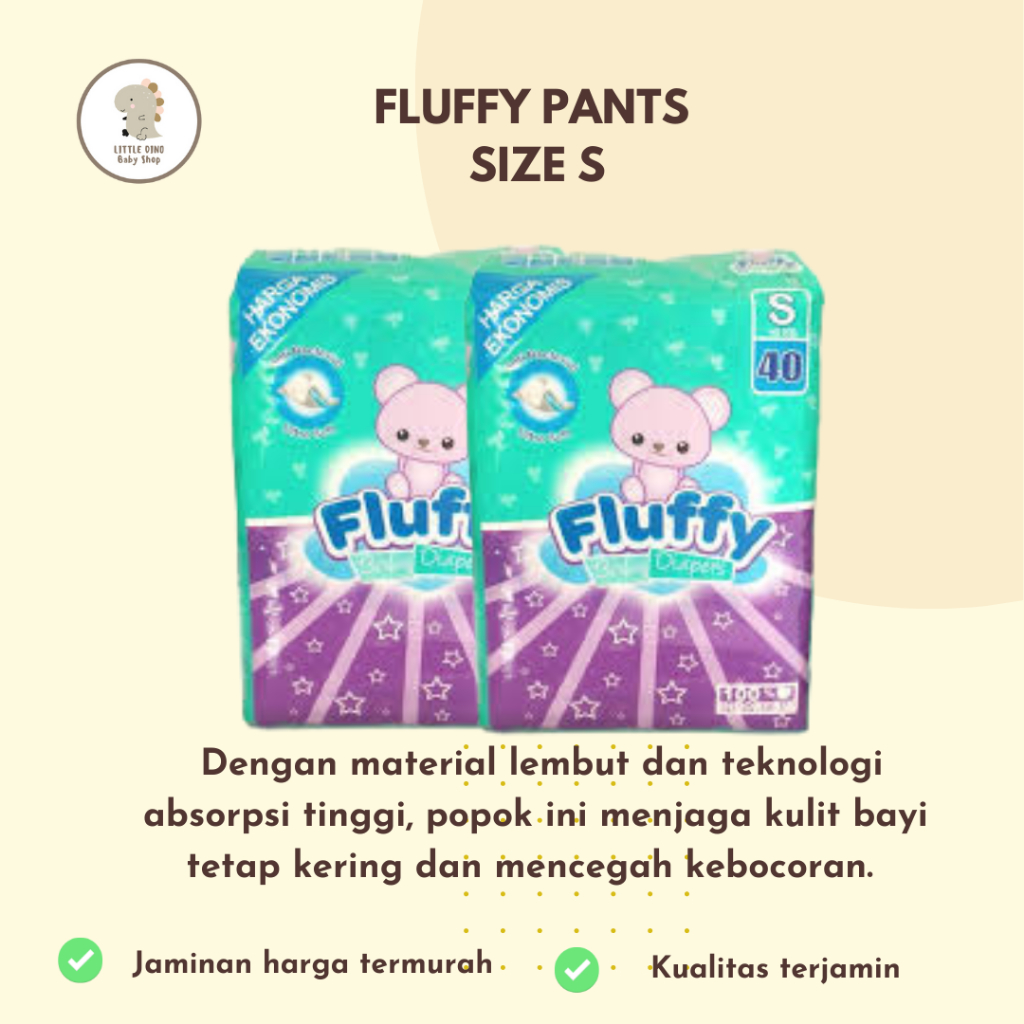 Fluffy Pants Pampers Size S
