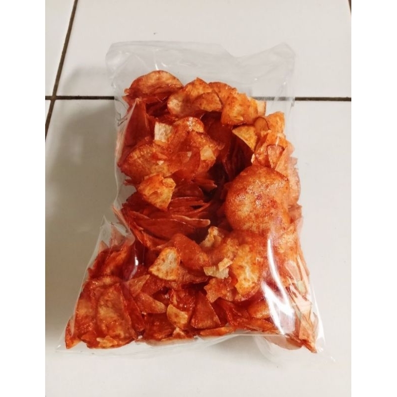 

Camilan Keripik Singkong Balado Lampung Murah Enak