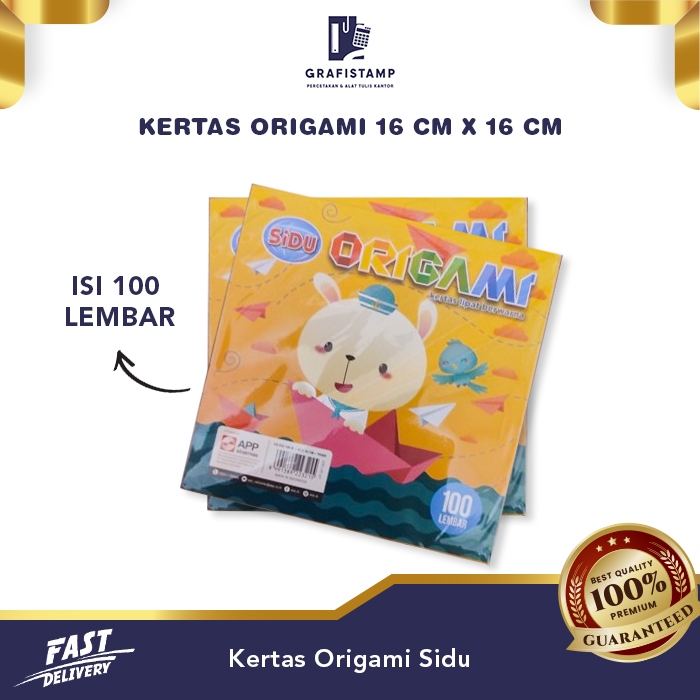 

Kertas Origami Sidu Ukuran 16 cm x 16 cm