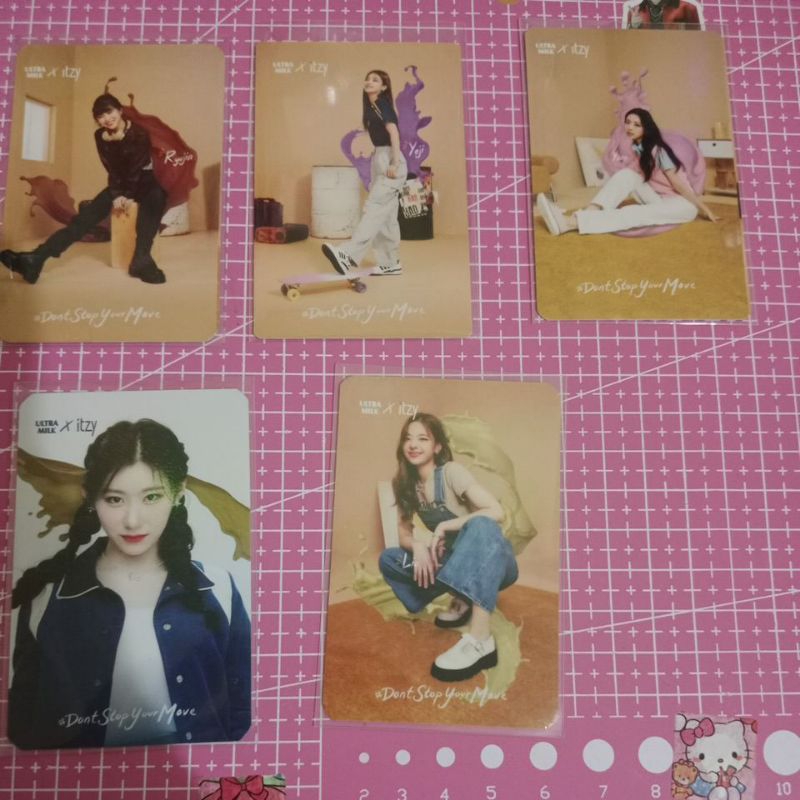 WTS Photocard Itzy X Ultramilk, Photocard Itzy Lia Chaeryong Ryujin Yuna Yeji Ultramilk