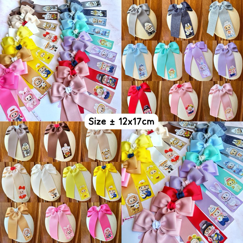 Labubu Ribbon // jepit rambut anak labubu, jepit labubu, pita labubu, labubu