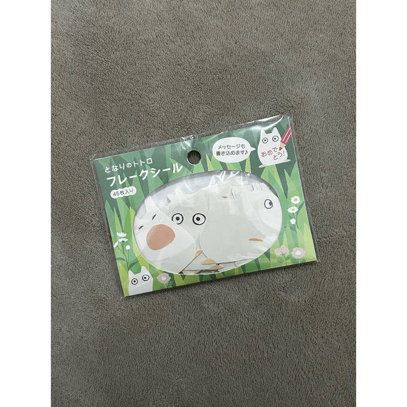 Flakeseal Totoro Putih (studio ghibli)