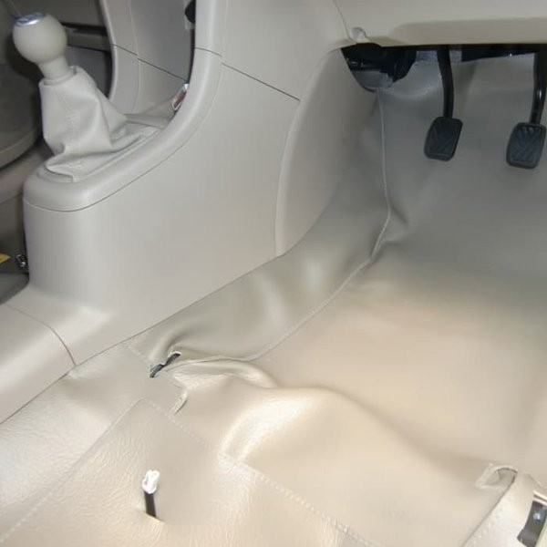 karpet dasar peredam avanza 2004-2011 cream+serat kain