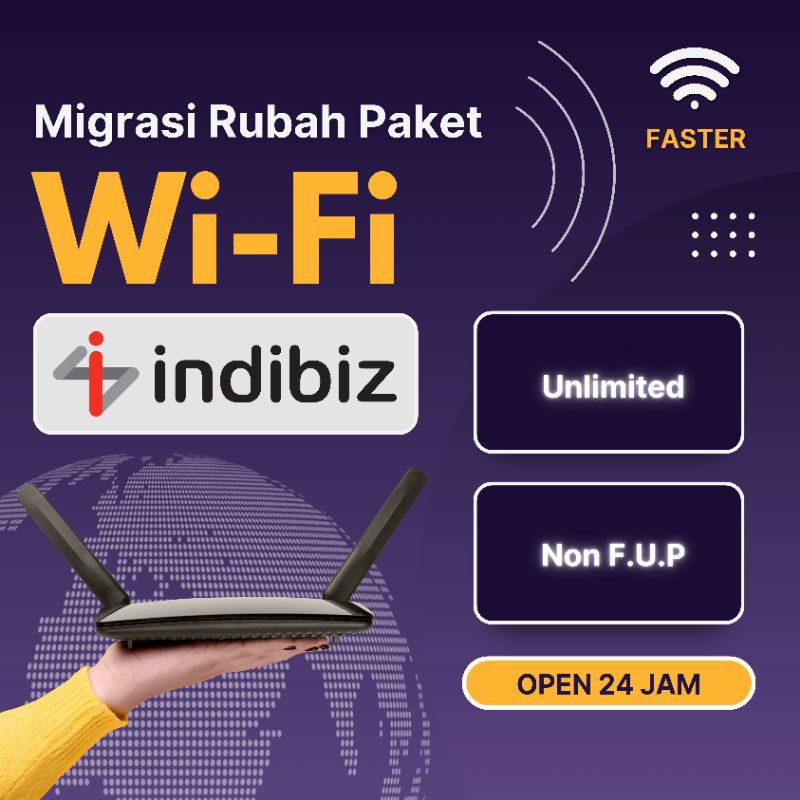 Migrasi indibiz Rasio 1.1 | Tanpa FUP Unlimited | Rubah Paket : IndiBiz | Upgrade Downgrade : Speed 