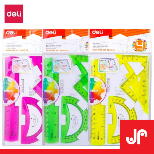 

DELI SET PENGGARIS BUSUR / DRAFTING SET PIONEER G00602