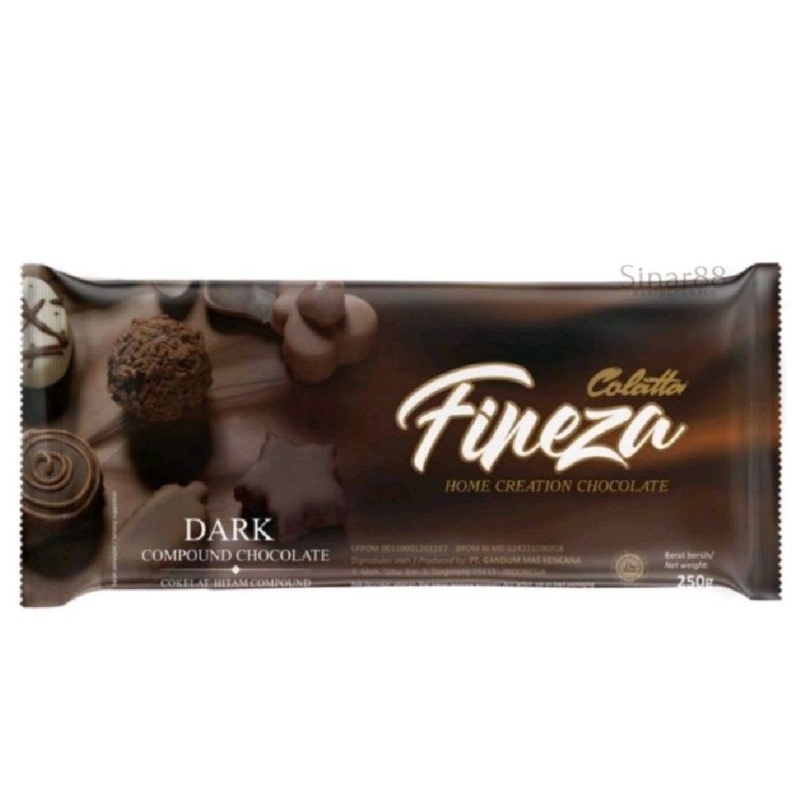 

COLATTA FINEZA DARK COMPOUND CHOCOLATE 250 G