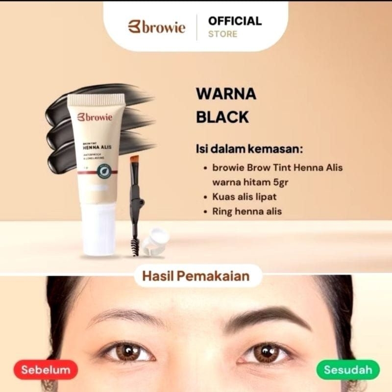 Browie Brow Tint Henna Alis Darkbrown
