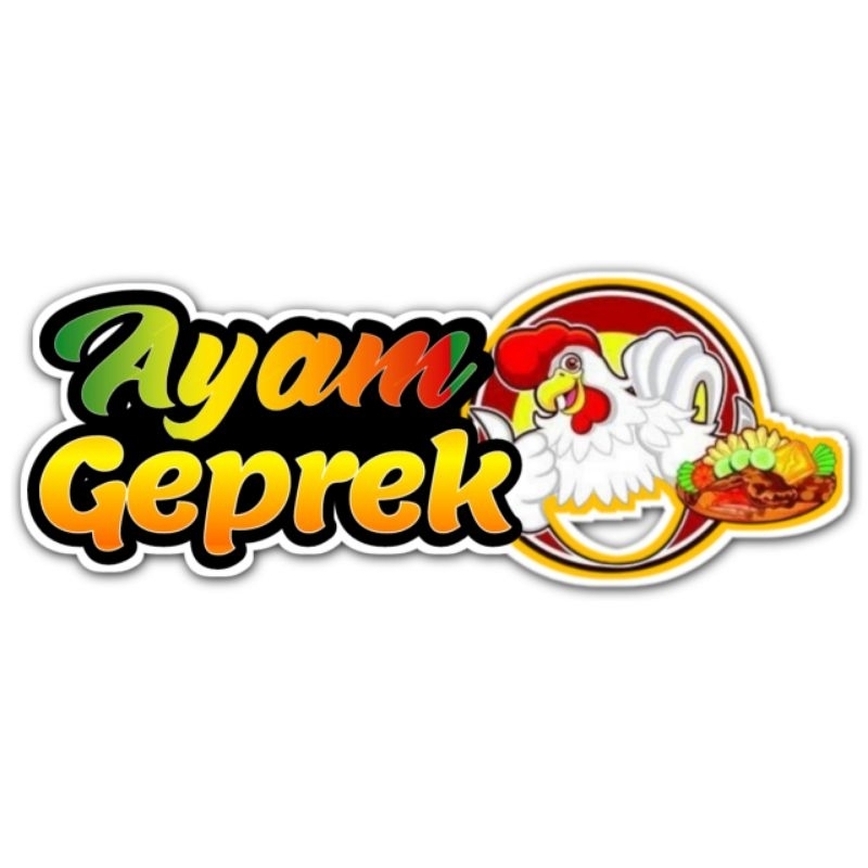 

Sticker Ayam Geprek | Sticker Kaca Jualan