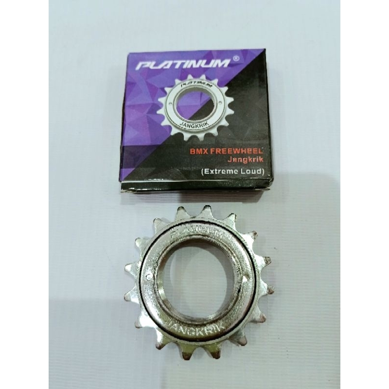 FREEWHEEL / GEAR / GIR SINGLE CROM 16T SEPEDA BMX PLATINUM BUNYI JANGKRIK