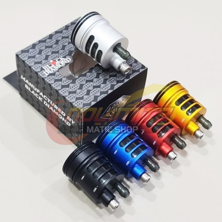 Tabung Oli Minyak Master Rem Black Diamond Lightech Kecil 16ml Brake Fluid Tank NMAX Aerox ADV PCX X