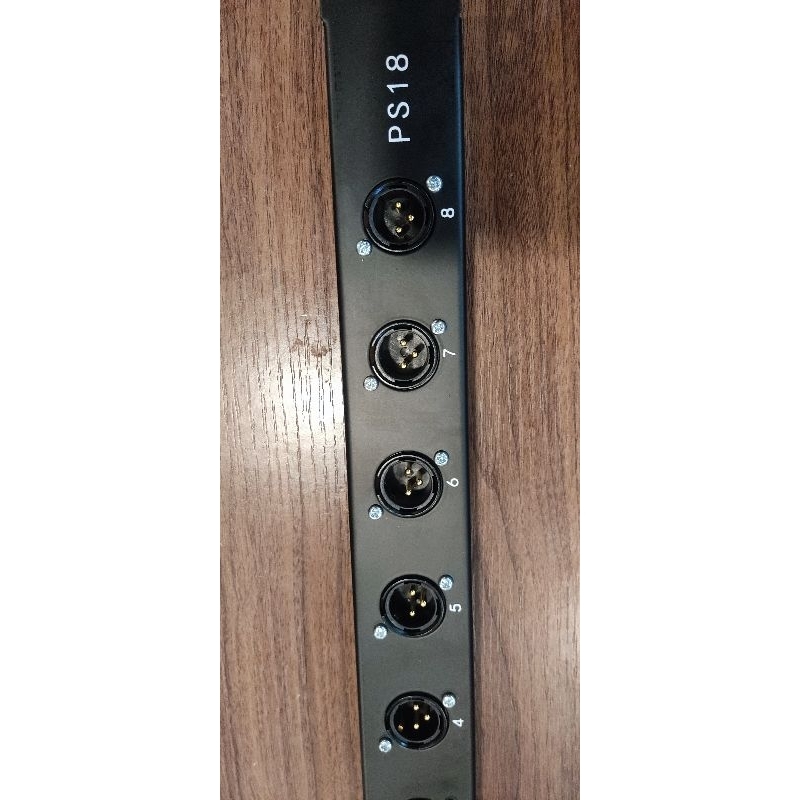 Panel XLR 8 Channel STX isi XLR Male / Cowok STX PS18 1U