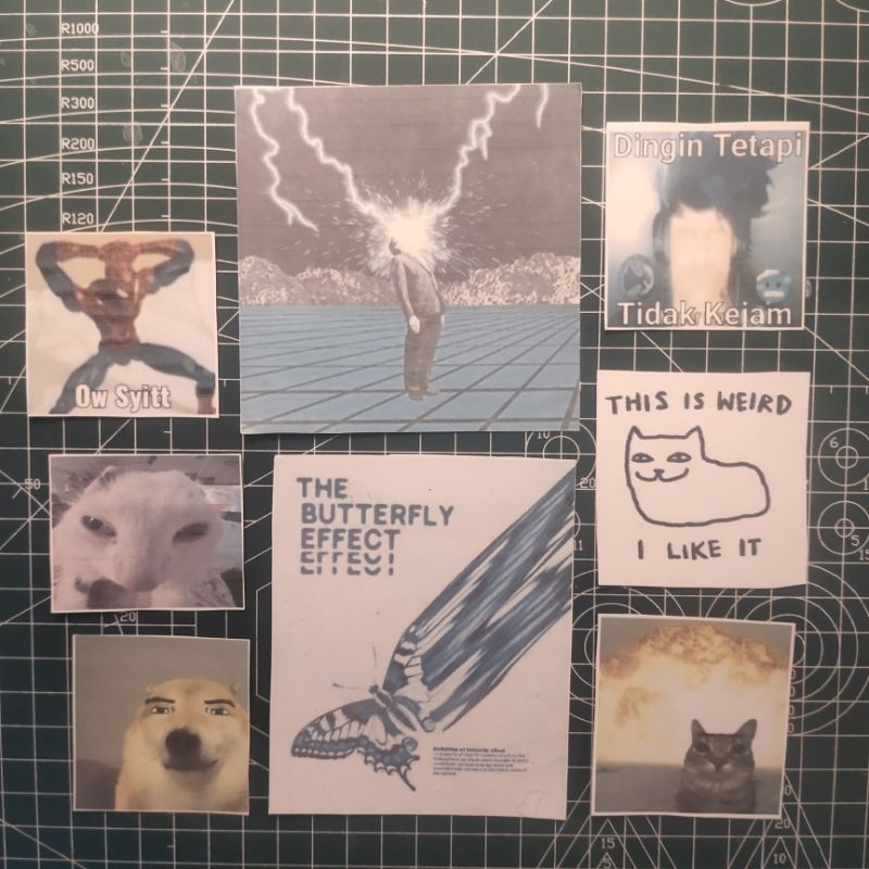 

stiker meme stiker bisa custom