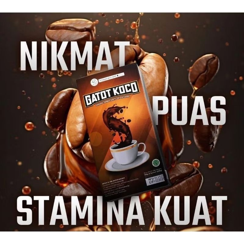 

(stok kosong) Kopi gatot koco by dr. Richard lee, Tahan lama asli