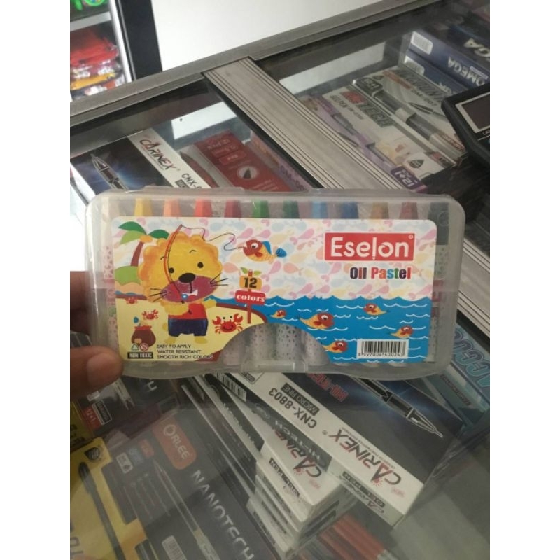 

Krayon 12 warna Termurah / Oil Pastel 12 colors / Krayon Eselon