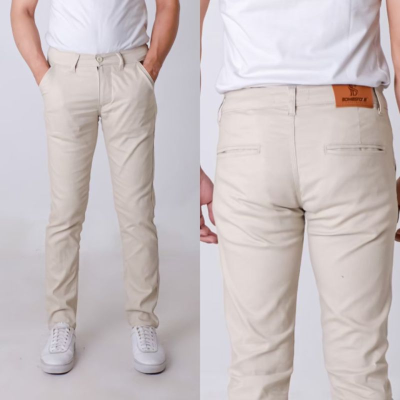 Celana Chino Panjang Pria | Celana Chinos Pria Slim'fit | Celana Cinos Pria Panjang | Celana Cinos P