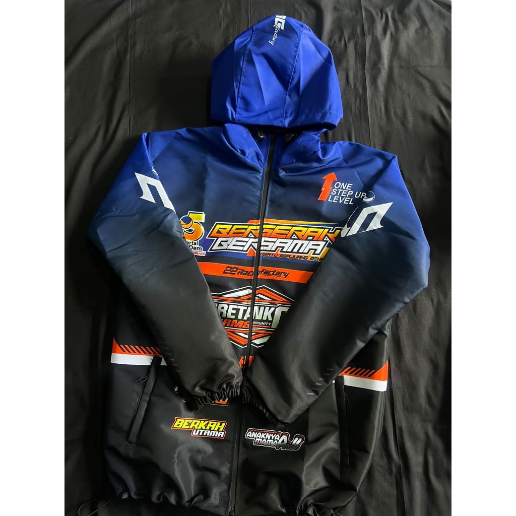 JAKET RACING TASLAN SUPERMOTO,KOMUNITAS CUSTOM DESIGN SUKA SUKA