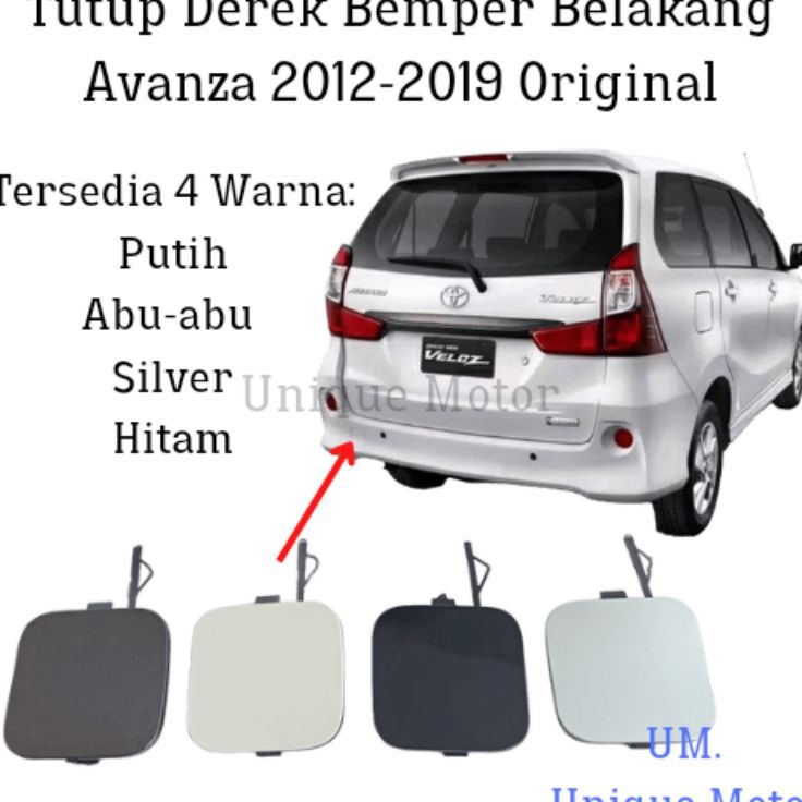 PRODUK TERBARU Tutup Derek Bemper Belakang Avanza 212219 Original