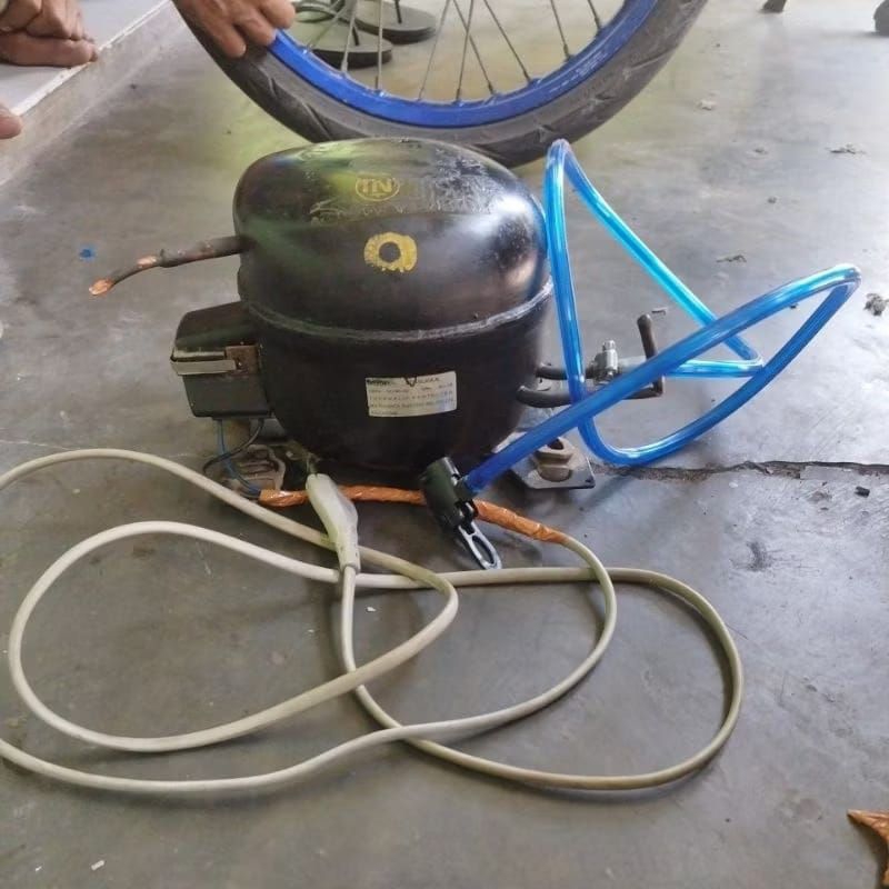 KOMPRESOR ANGIN # POMPA BAN SEPEDA MOTOR DAN MOBIL# POMPA BOLA # POMPA LISTRIK # COMPRESSOR RAKITAN 