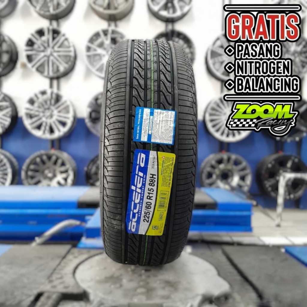 Ban Mobil Tubles Tapak lebar Ring 15 Merk ACCELERA ECO PLUSH 225/60 R15