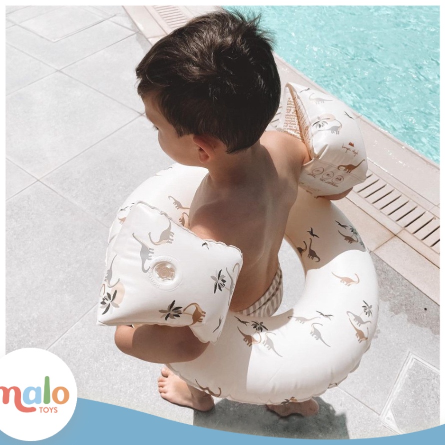 MURRRMERRR MALOTOYS  Pelampung Lengan Dino Arm Bands Ring Tangan Swim Floaties Pelampung Anak Dinosa