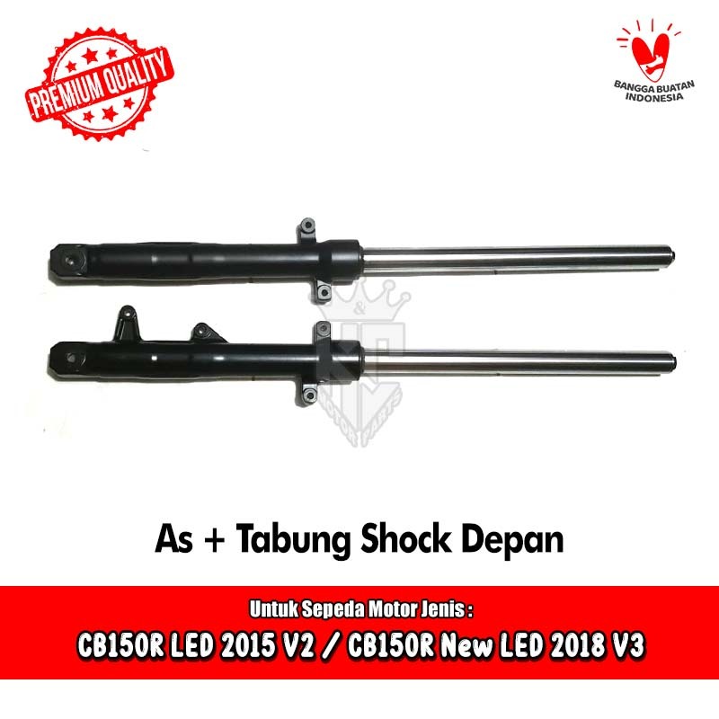 Shock Depan Komplit As Tabung Set Honda CB150R CB 150 R New LED 2015 - 2021 V2 V3 K15G K15M