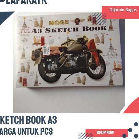 

MURAH Buku gambar sketsa Sketch Book A3 Kiky 5 LEMBAR