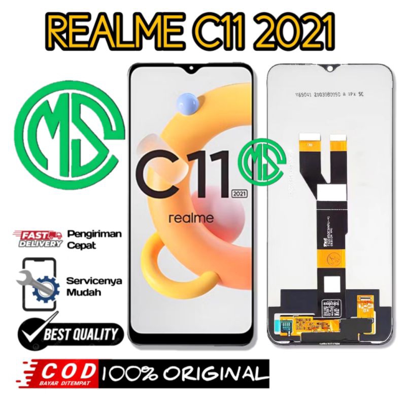 LCD Realme C11 2021 Touchscreen Fullset Original asli 100% garansi