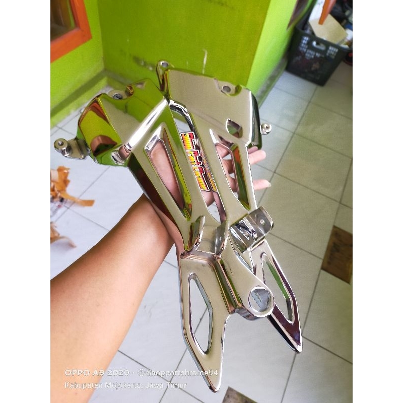 fustep/postep belakang megapro primus ori crom