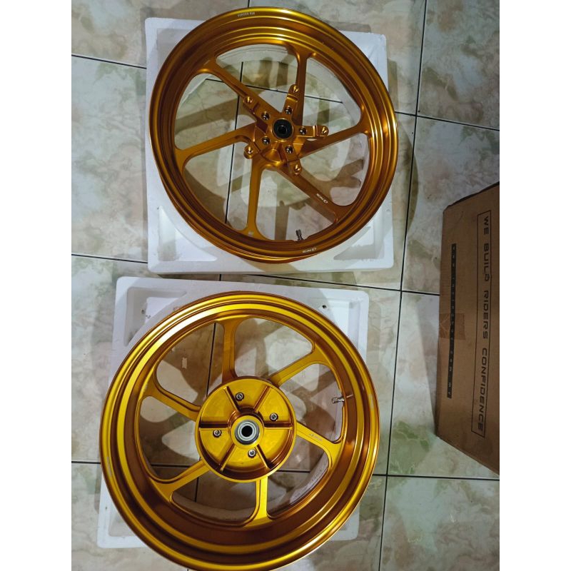 velg racing tapak lebar RCB forged forget rim pnp Kawasaki ninja 250fi old z250fi new old karbu hond