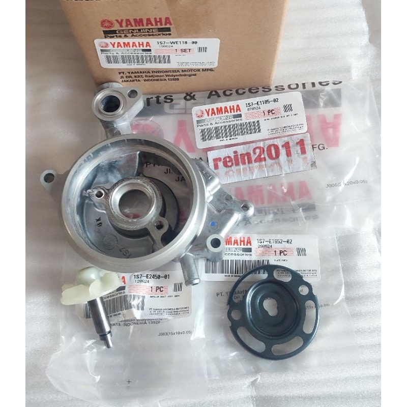 COVER RUMAH WATERPUMP WATER PUMP SET JUPITER MX OLD VIXION OLD ASLI ORI YAMAHA 1S7 WE118 00