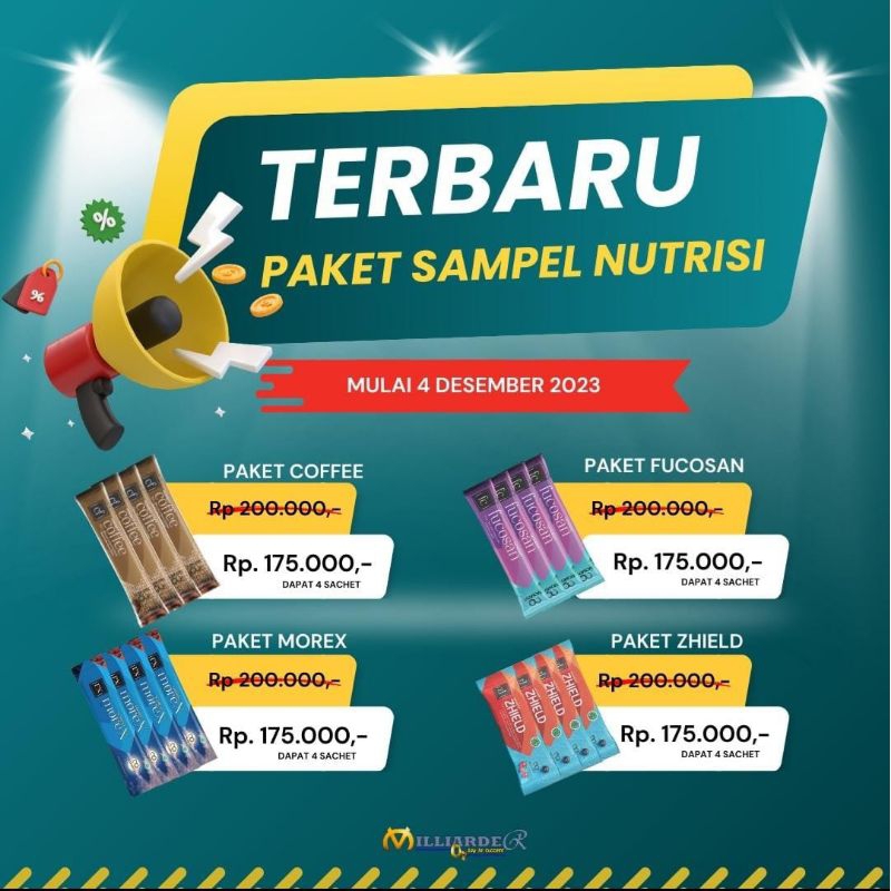 

Paket Starter Kopi4 Fucosan4 Zhield4 Morex4 Zmooth4 NMN4