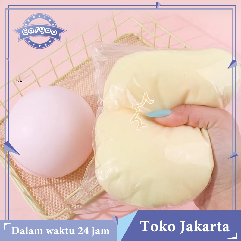 Promo Jumbo Cheese Ball Squishy / Big Cheese Ball Taba Squishy / Squishy Cheese Ball / Jumbo Mainan