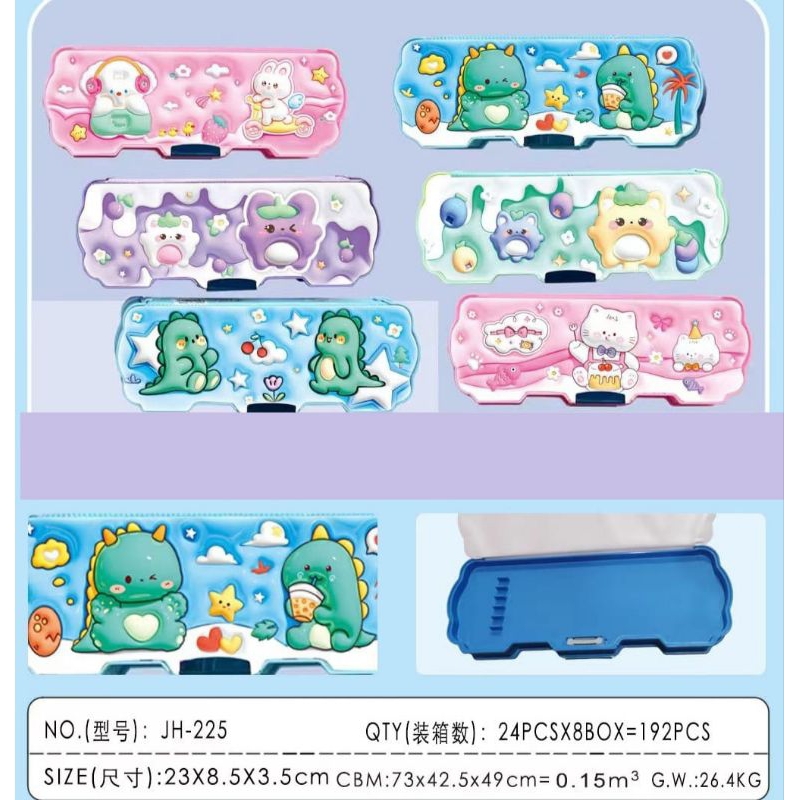 

P. Case Magnet JH-225/P.Case Magnet Anak Sekolah/Kotak Pensil Karakter