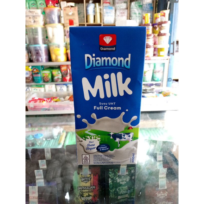 

Susu uht full cream diamond 1LT