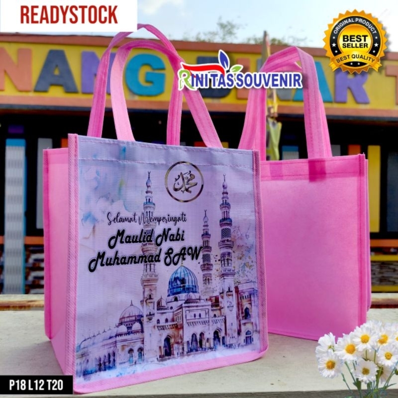 

TAS READY STOK UNTUK MAULID NABI TAS MAULID MURAH BAHAN TEBAL BISA ORDER ECER