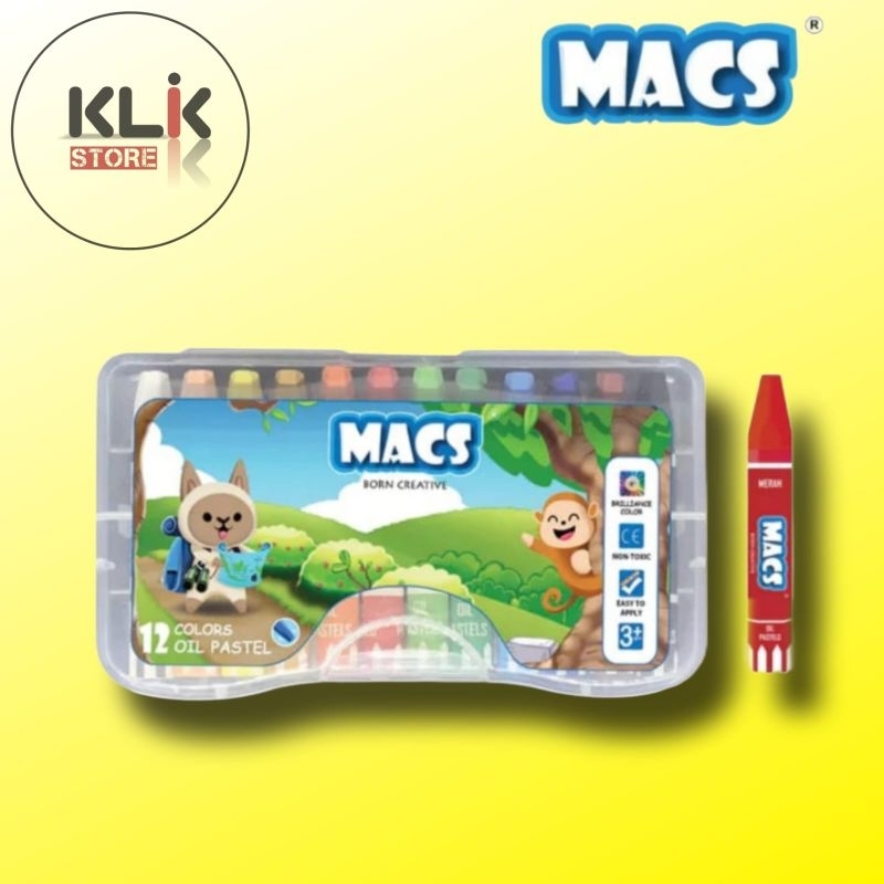 

Crayon MACS Oil Pastel - Set 12