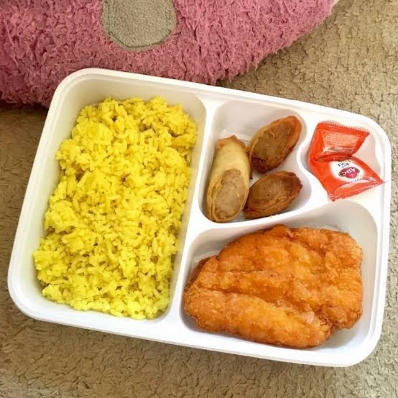 

Nasi Bento Chicken Katsu Egg Chicken Roll Termurah