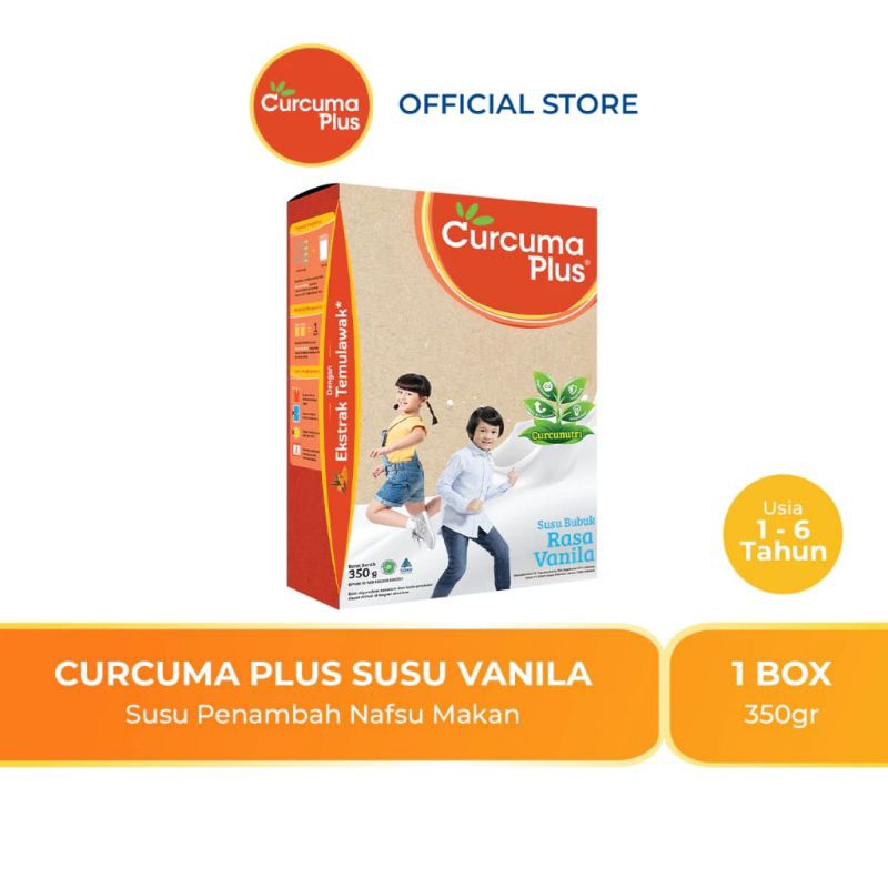 

curcuma plus susu bubuk ekstrak temulawak rasa coklat 350 gram