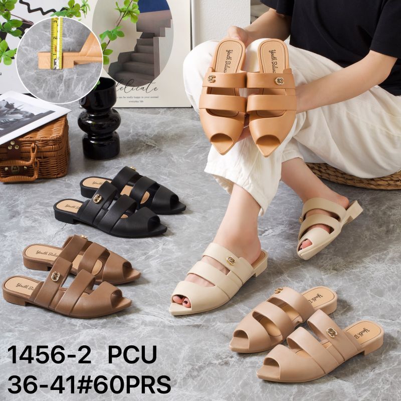 Sandal Wanita Jelly Bustong Lancip 1456-2 BUSLCP