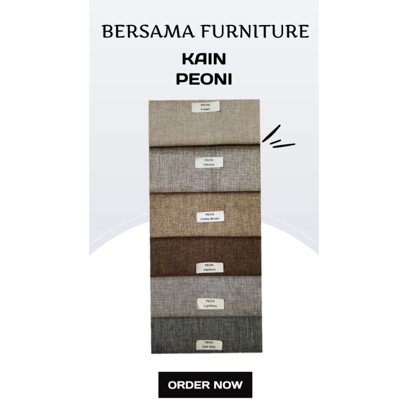 kain peoni / kain sofa / kain kursi / kain kanvas / Upholstery / bahan furniture