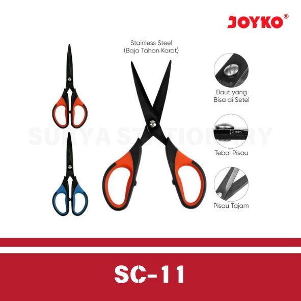 

(PCS)Gunting Joyko SC-11 / Scissors Joyko SC-11