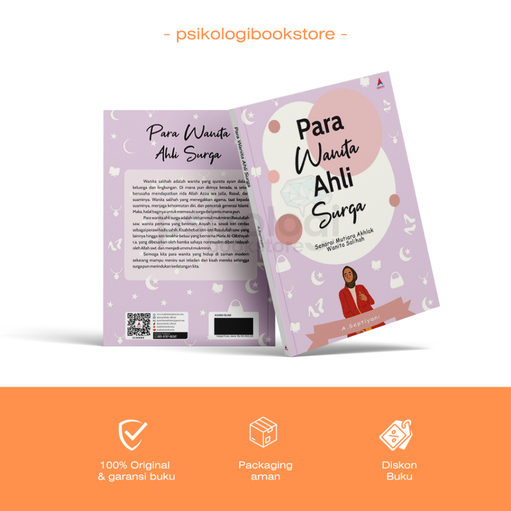 Para Wanita Ahli Surga : Senarai Mutiara Akhlak Wanita Salihah - Psikologi Bookstore