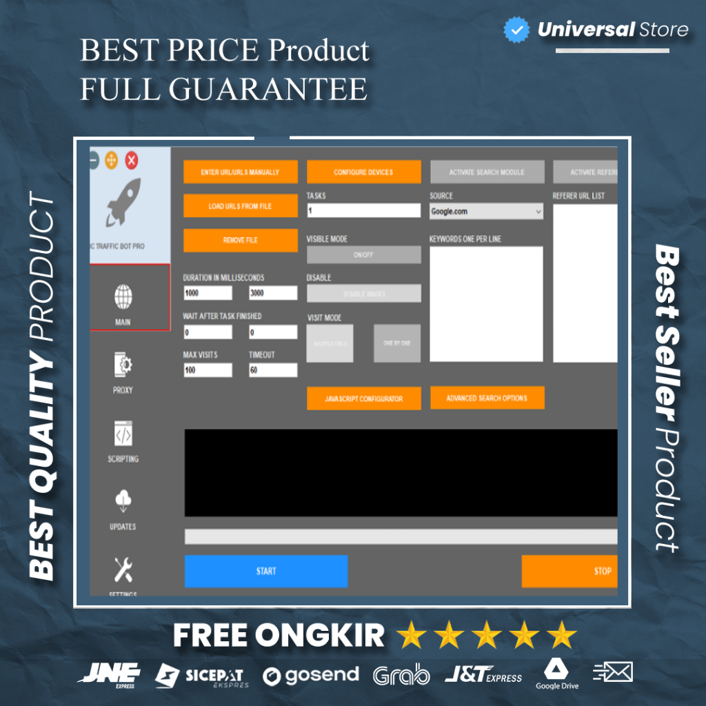 Program Penambah Traffic Website Epic Traffic Bot Pro SEO Tools Meningkatkan Traffic Visitor Pengunj