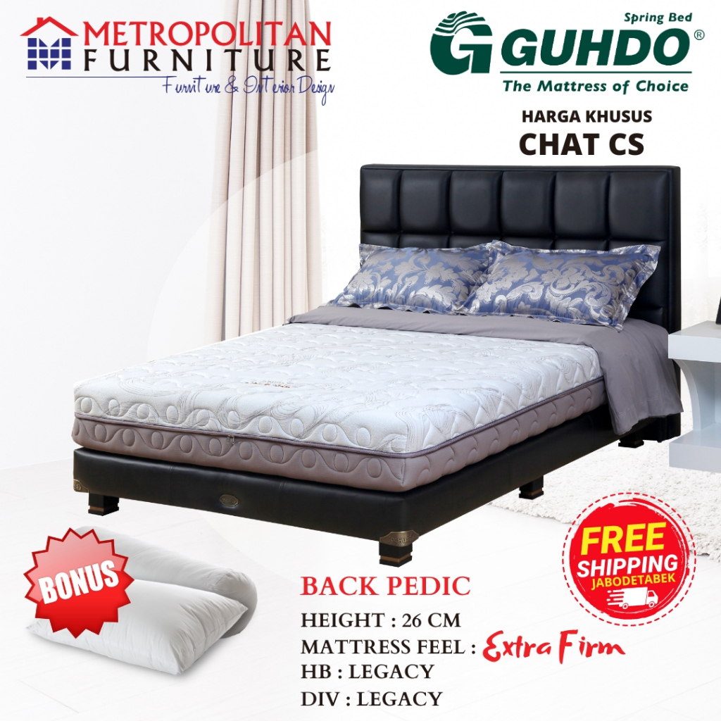 Kasur Springbed Guhdo Back Pedic FULL SET Legacy Style